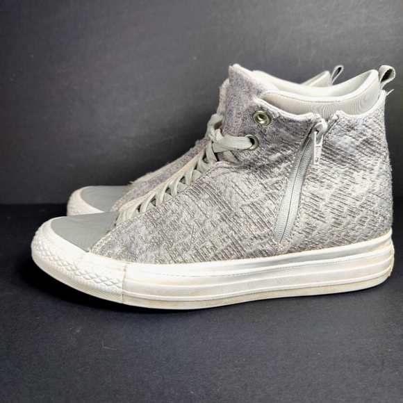 Converse Chuck Taylor All Star MidSelene Winter Knit Mouse Women's Sneaker Sz 10 - Picture 1 of 11